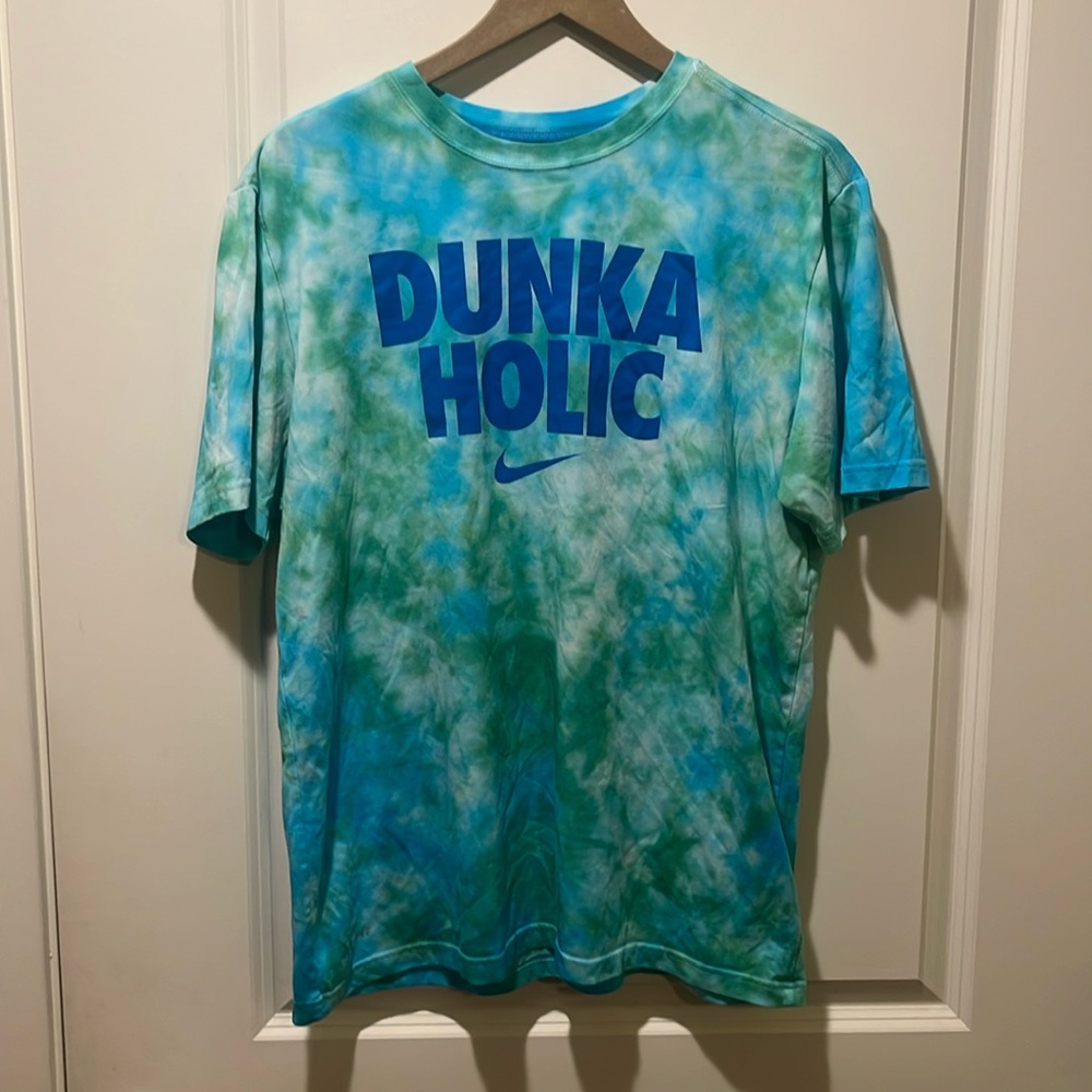 Nike dry fit tie-dye Dunka Holic T-shirt￼